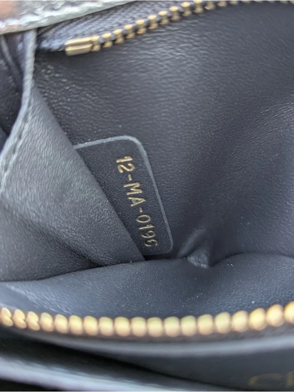 Dior Diorama Crackled Leather Flap Bag